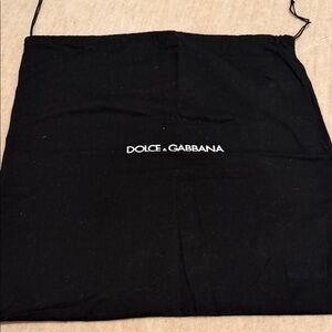 Dolce & Gabbana Black Storage Bag